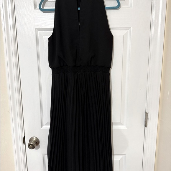 sam edelman pleat skirt halter dress Sam Edelman Strapless Pleated Maxi Dress